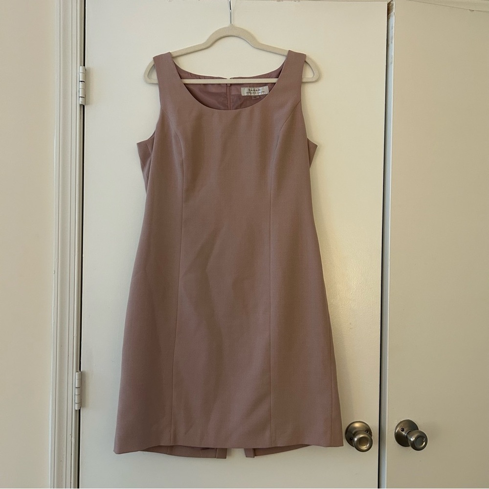 Tahari ASL Mauve Shift Dress